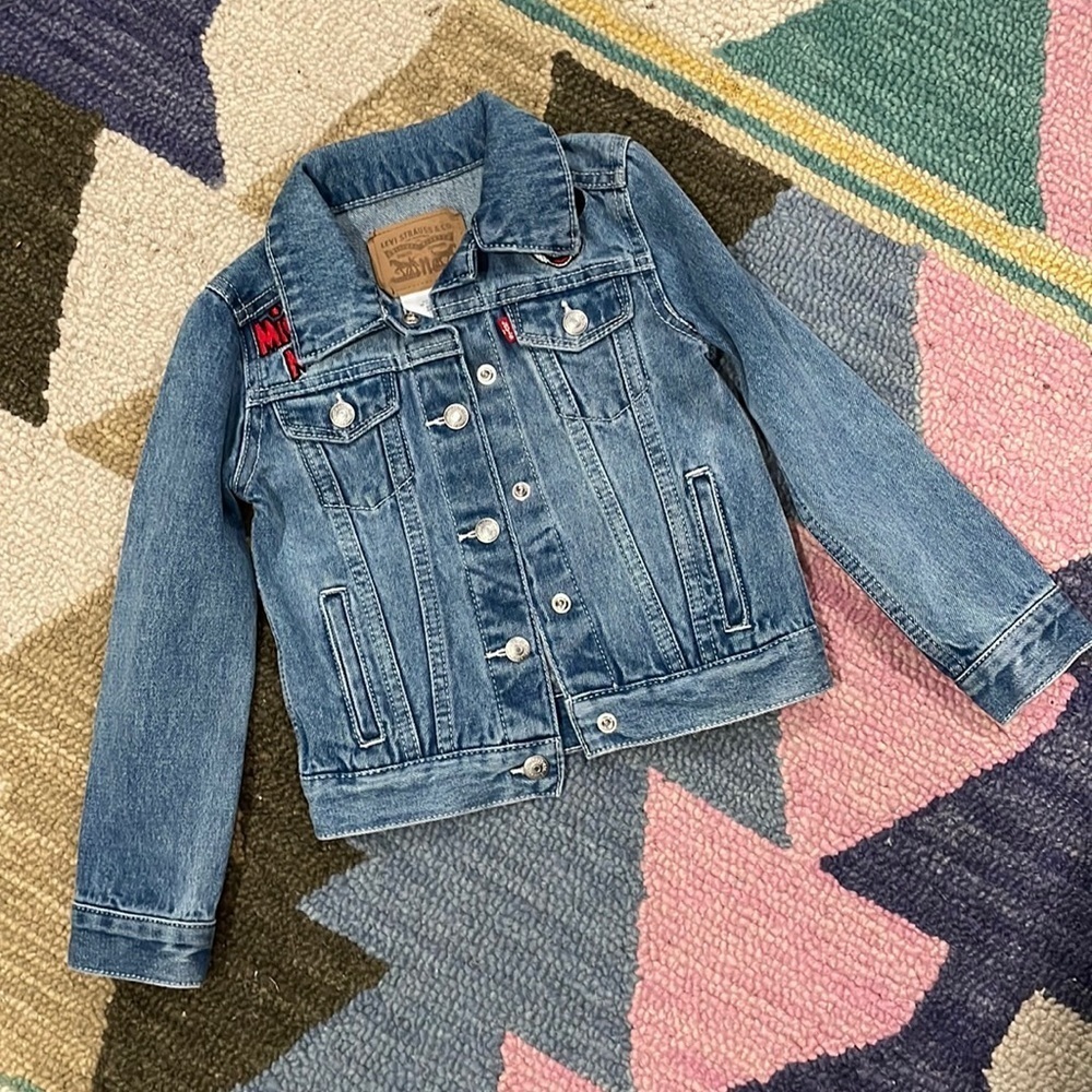 LEVI’S MICKEY MOUSE EMBROIDERED TRUCKER JACKET - Picture 4 of 6